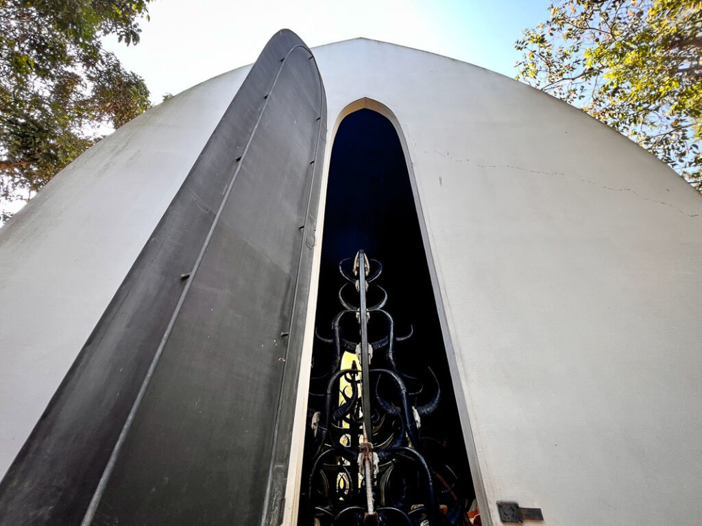 minimalist structure in the black house chiang mai