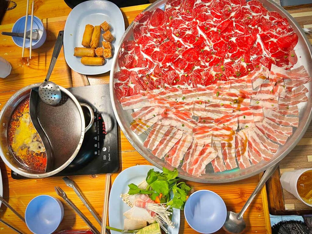 shabu shabu hotpot a popular food option in both chiang mai and bangkok