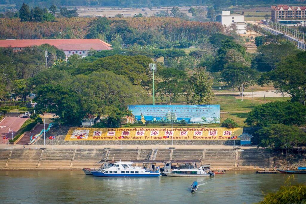 the laos Special economic zone in the golden triangle