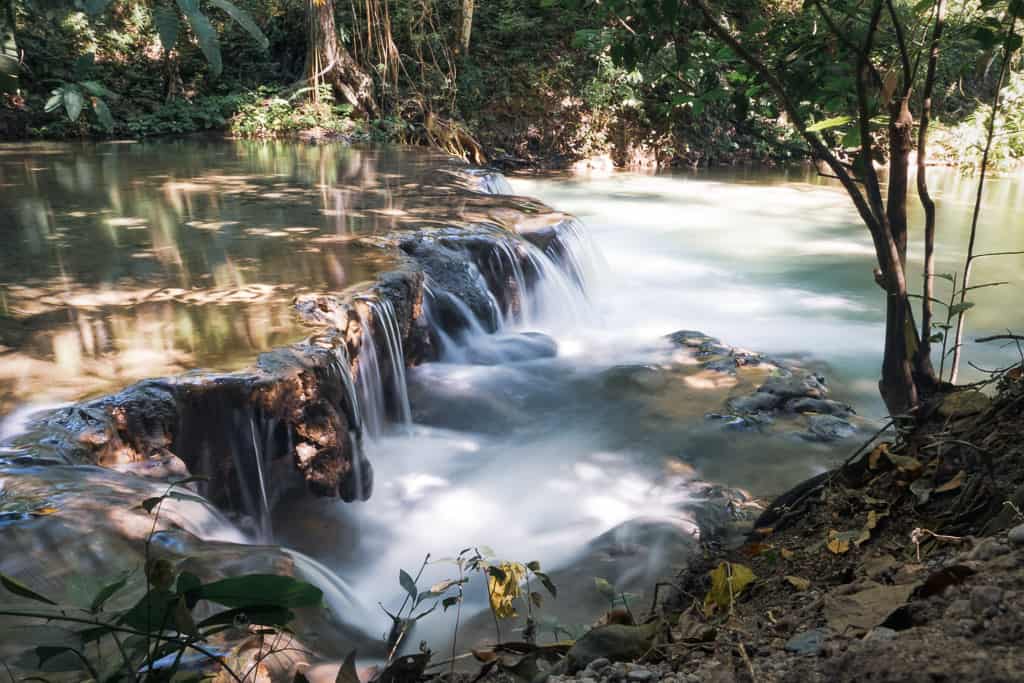 Little Waterfall cascade of Llano Grande Waterfalls