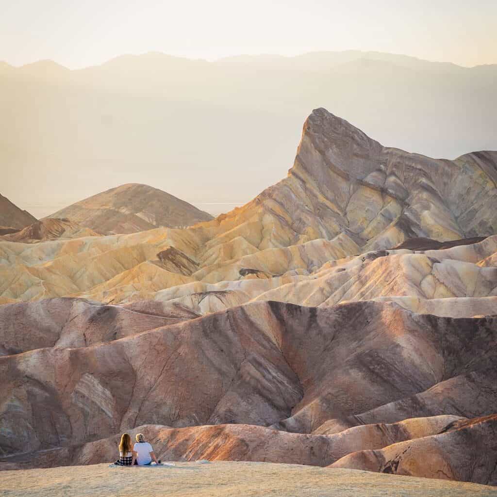 Zabriskie Point in Death Valley National Park