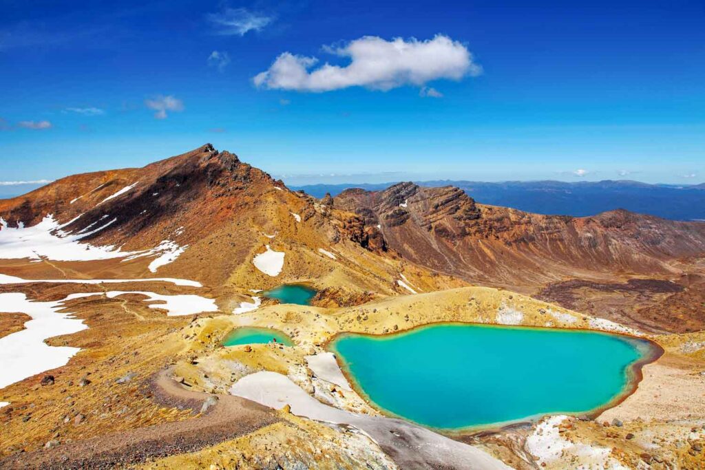 Emerald Lakes, Tongariro National Park, New Zealand