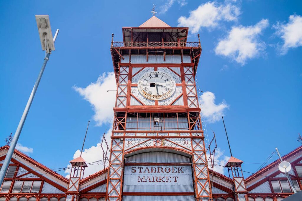 stabroek market in georgetown guyana city center