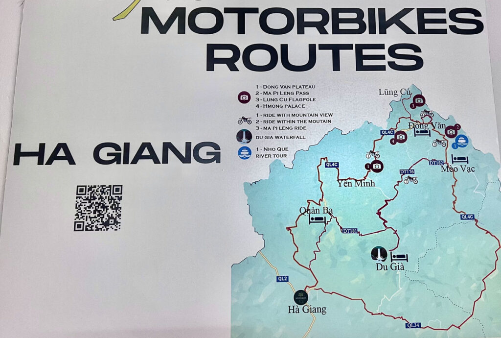 ha giang loop map