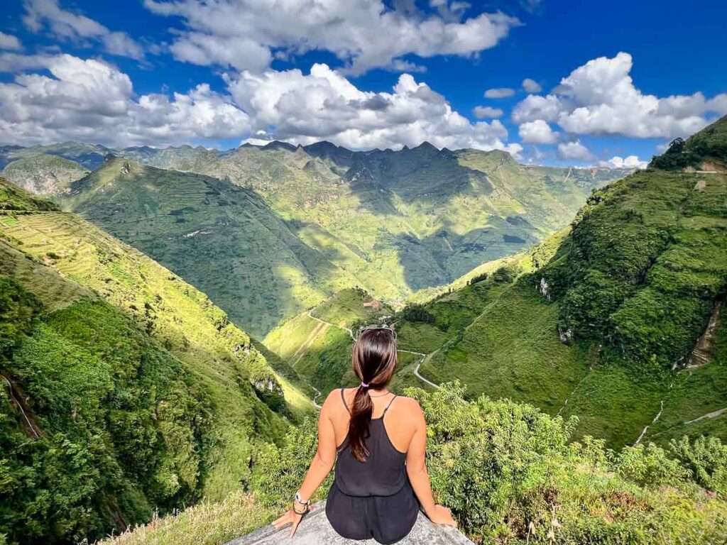 nomadicated in ma pi leng pass panorama on a ha giang loop itinerary