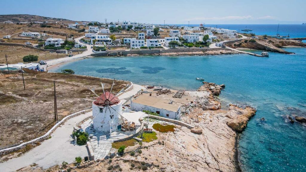 windmills of chora of kousonisia islands