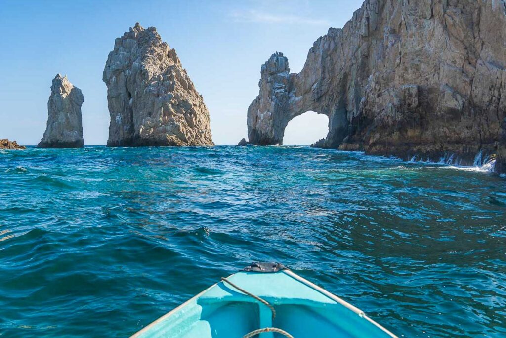 Mexico, Cabo Arch from Boat