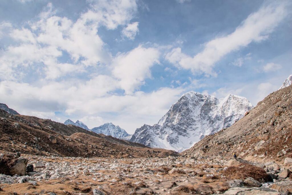 Majestic Himalayan Range with Mount Everest in View