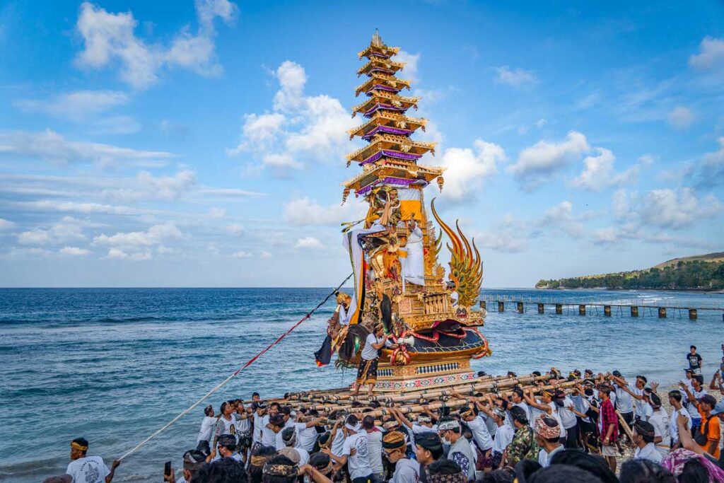 wadah procession for pitra yadnya