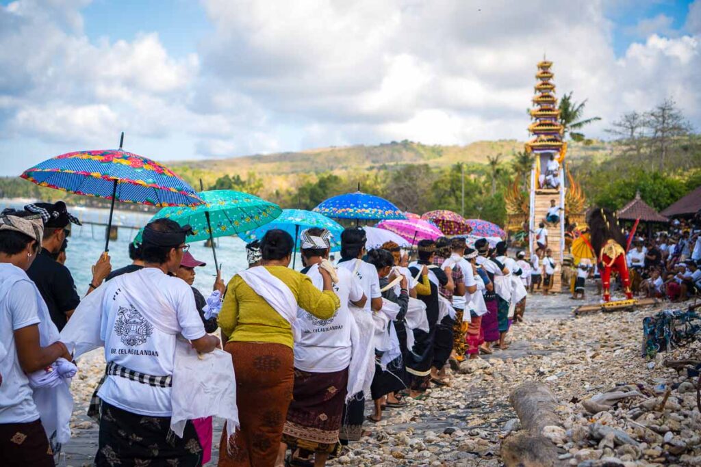 pitra yadnya parade of mourners holding skeletons