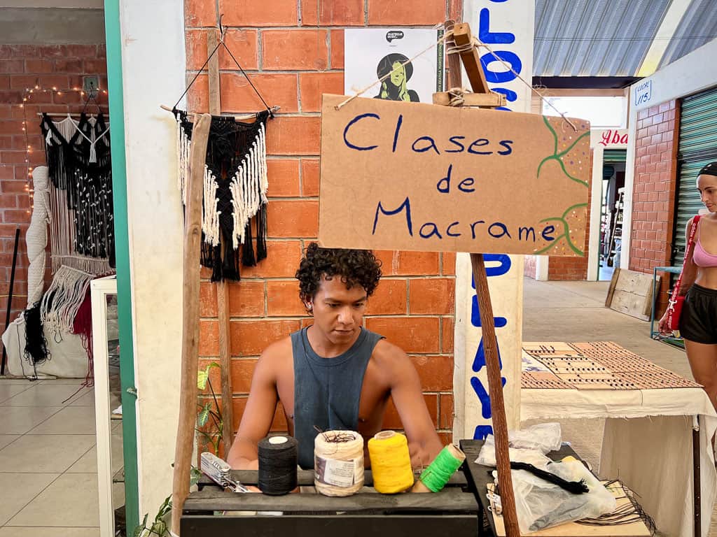 Macrame Class Available at Mercado Zicatela