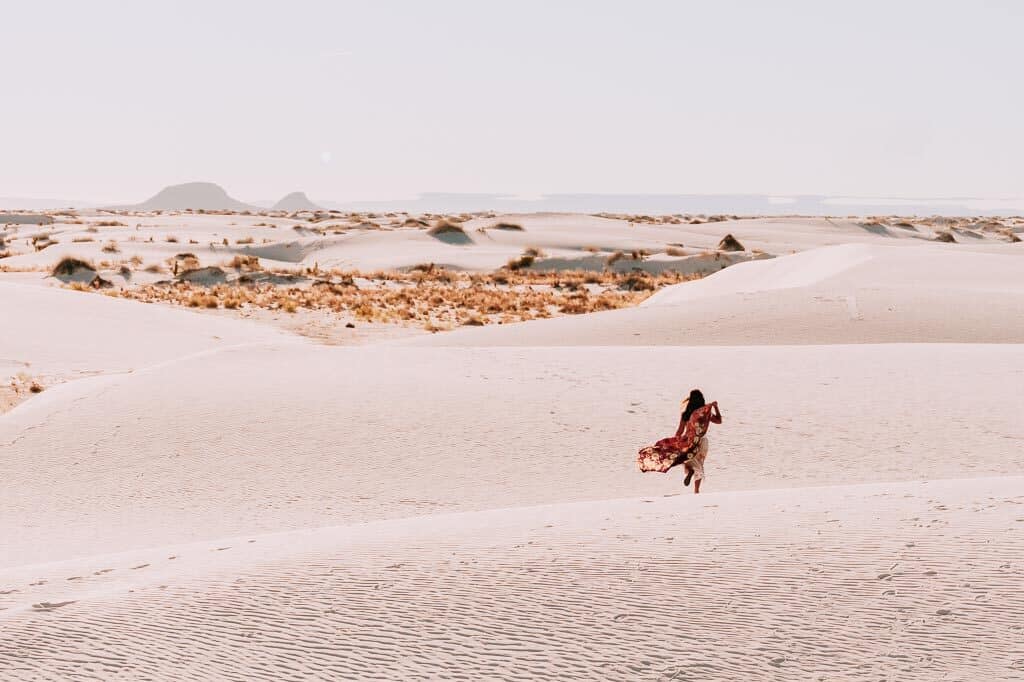 White Sands National Park Sunset Dunes