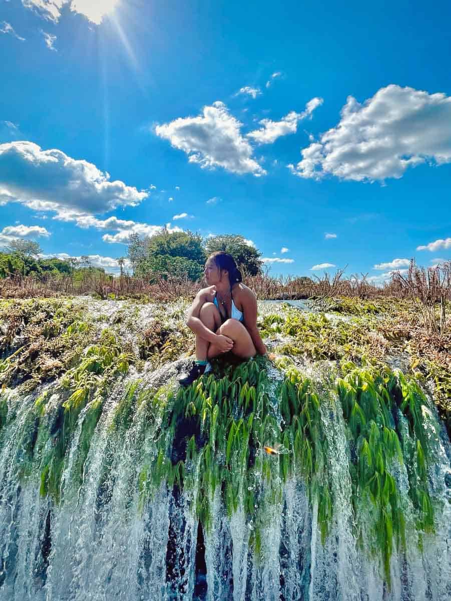 tapawatra waterfall in the suriname interior