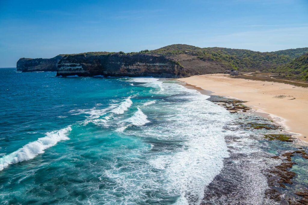 teluk ujung beach one of the best in beaches in kuta lombok