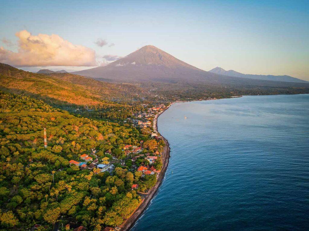 sunset on mount agung one of the best things to do on an east bali itinerary