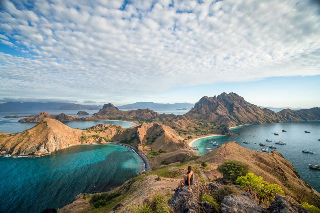 padar island panoramic view, best thing to do in flores east nusa tenggara