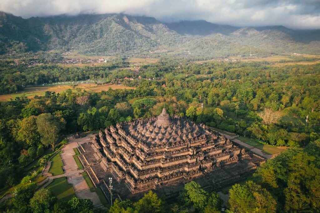 borobudur temple in java