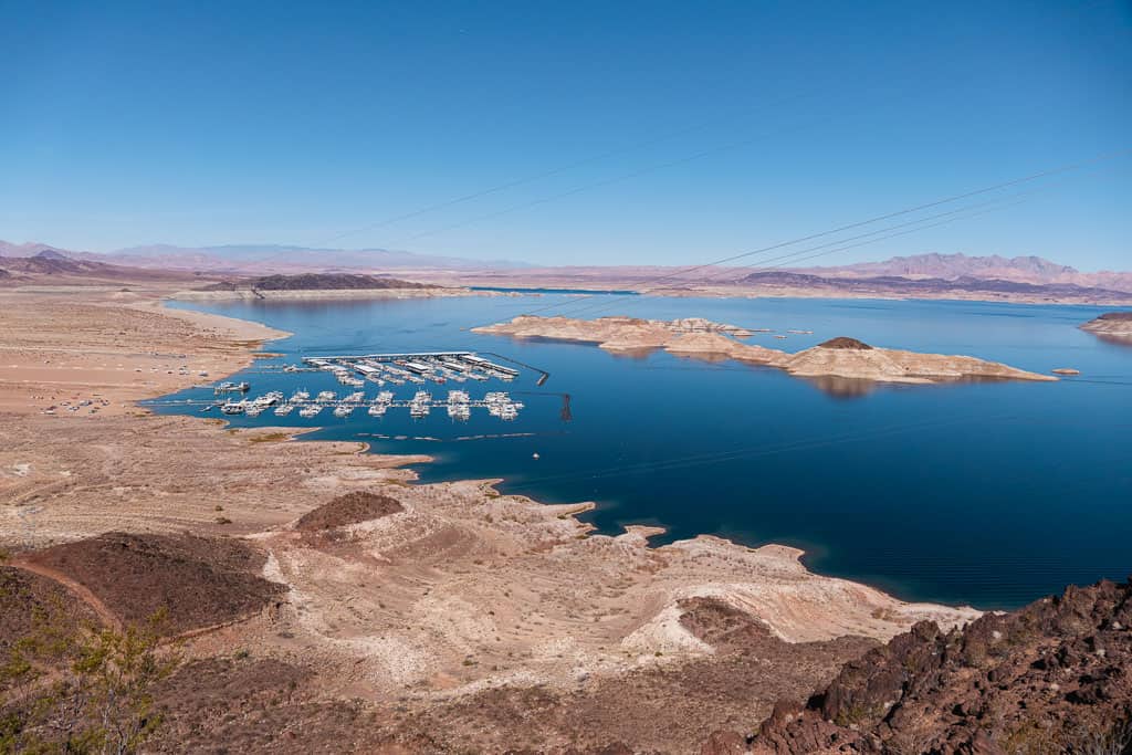 Lake Mead Overlook of Marina