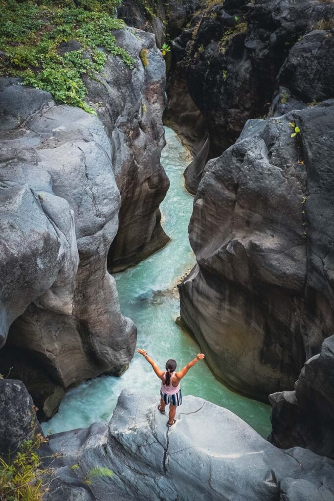 Nomadicated at mangku sakti waterfall