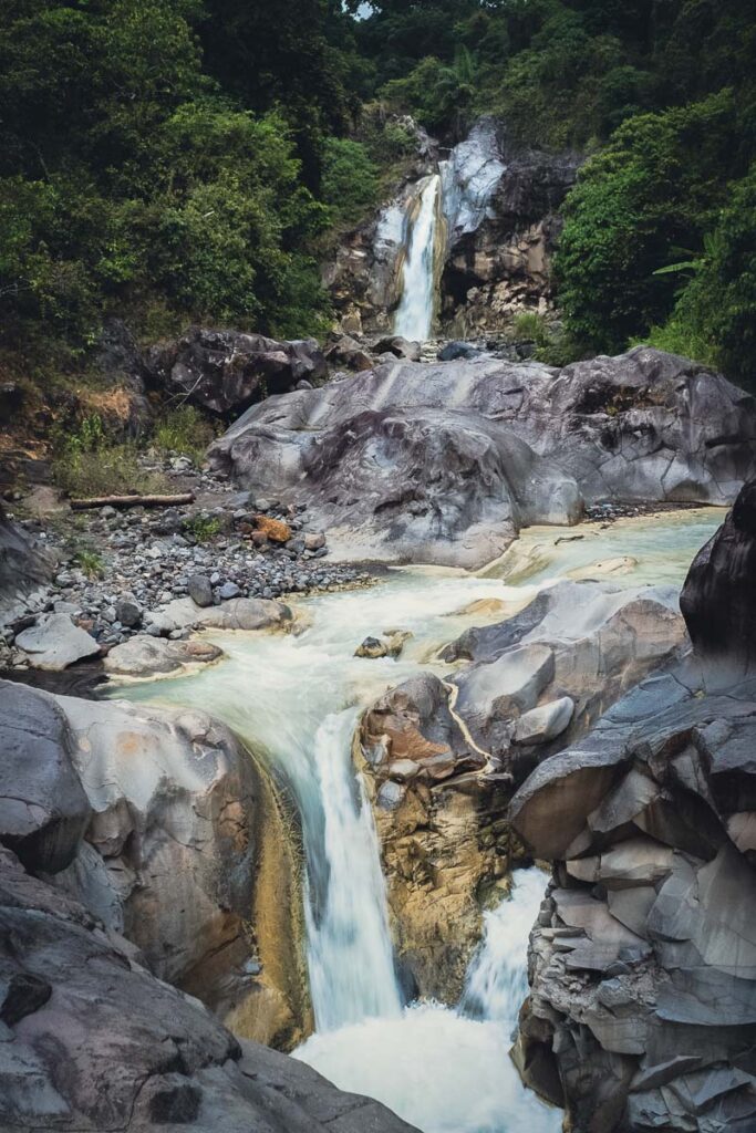 mangku sakti waterfall on Lombok