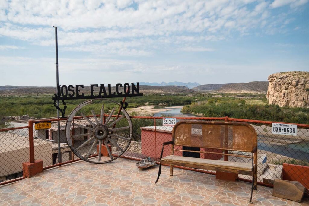 Jose Falcon's Restaurant in Boquillas del carmen, just past the border crossing