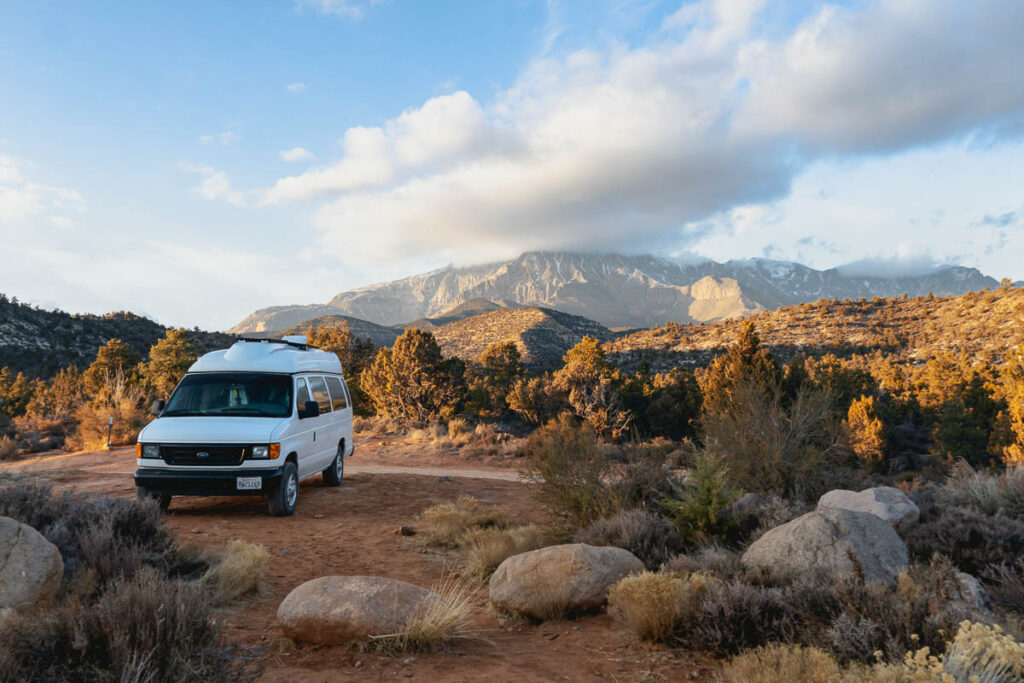 conversion van in nature 