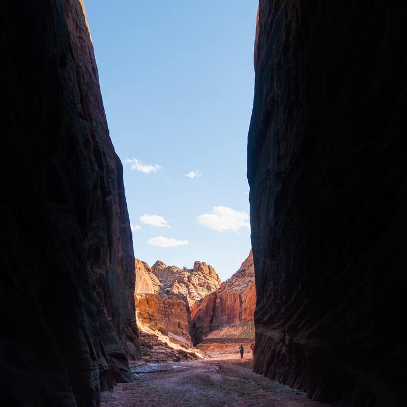 Buckskin Gulch Wire Pass Intersection between Zion to horseshoe bend road trip