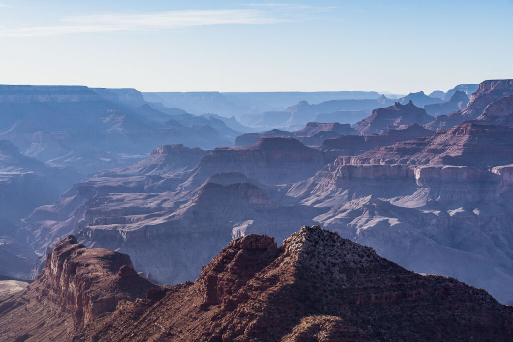 Grand Canyon National Park layers in Northern Arizona