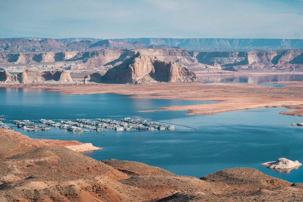 waheap marina bay overloop of lake powell