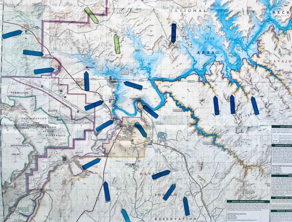 map of northern arizona of all the things to do in and near page az