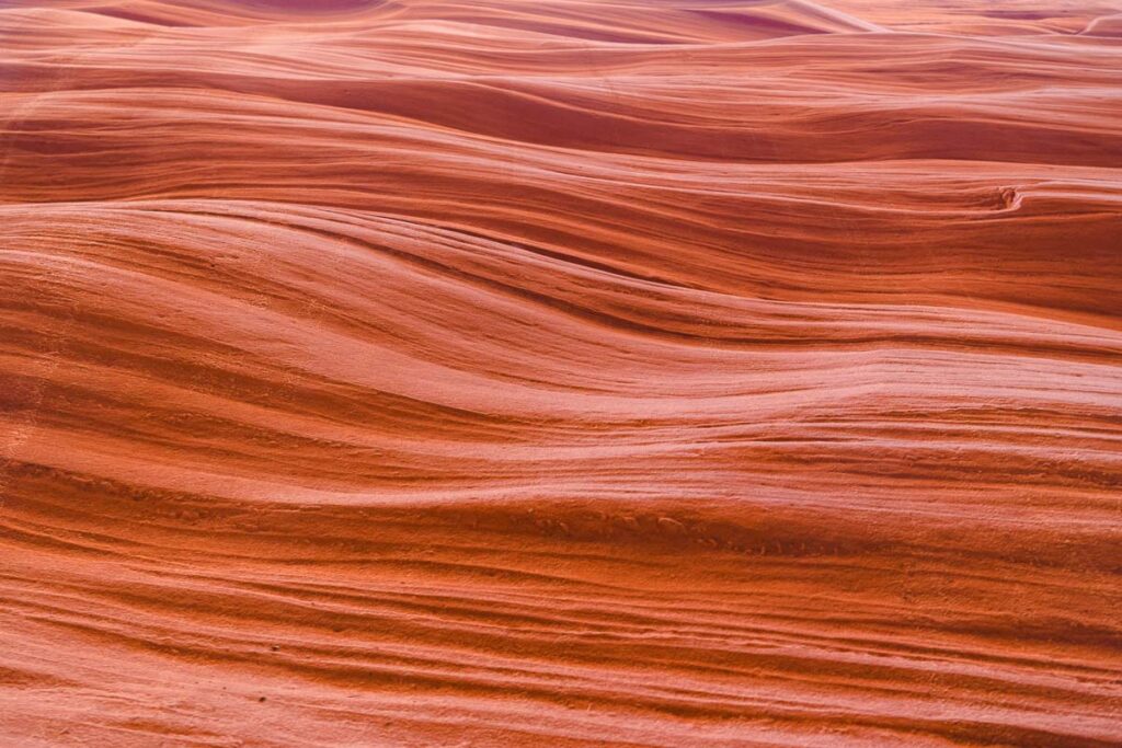 beautiful wave slot canyon in page az