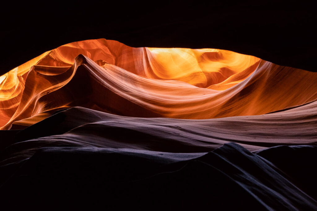 upper antelope canyon vibrant cliff walls where you can take an antelope canyon tour from las vegas